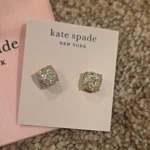 Kate Spade Glittering Gold and Silver Stud Earrings